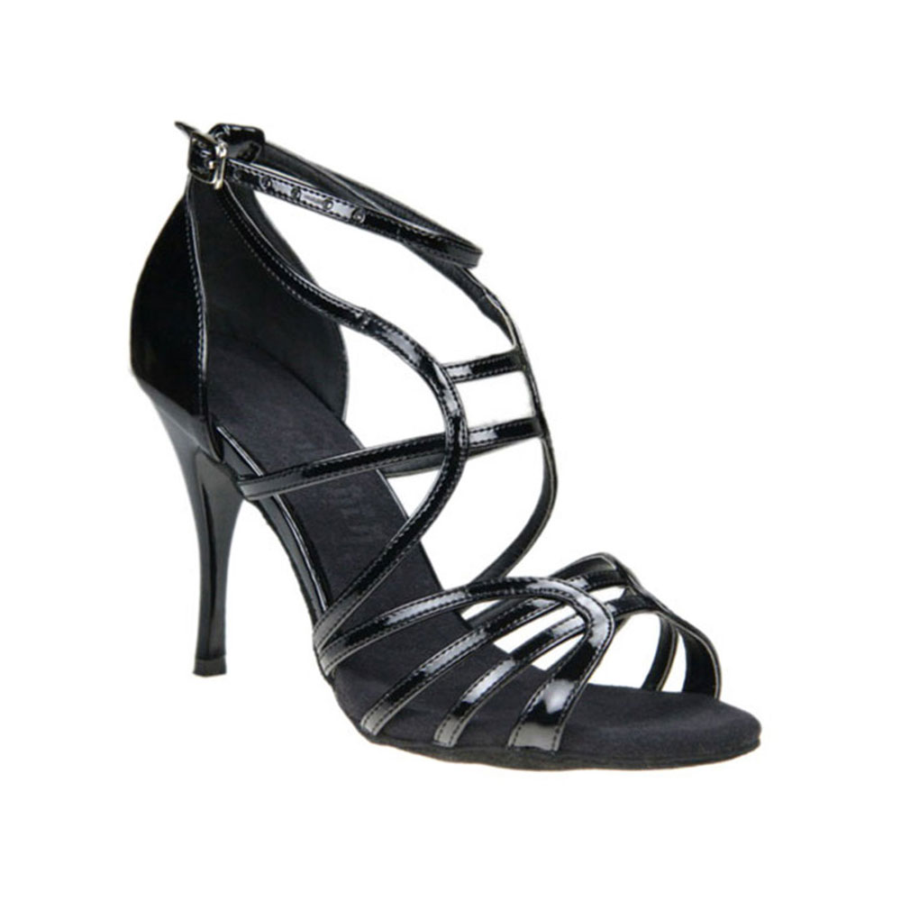 Пикантные черные туфли Suphini из искусственной кожи на высоком каблуке танго