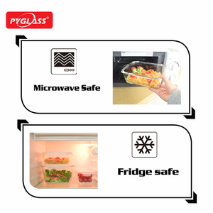 Thủy tinh thực phẩm lưu trữ container với Vent có nắp đậy, cao Borosilicate sâu kính ăn Trưa Bento hộp bát - Product Image 5