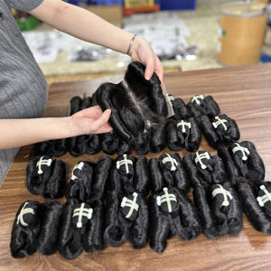 ผู้ผลิตผมเวียดนาม ผลิตภัณฑ์ผมแท้ 100% แบบเวอร์จินเรมี่ สำหรับต่อผม ขายส่งและส่งออก - Product Image 1