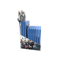 Présentoir de Comptoir Pliable en Carton Recyclé pour DVD, Portefeuilles, Magazines, Chaussettes - Boîte en Carton Écologique Personnalisable