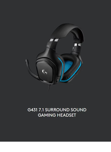 <span class=keywords><strong>Casque</strong></span> de jeu <span class=keywords><strong>Logitech</strong></span> G431 avec son surround 7.1, haut-parleur de 50 mm, <span class=keywords><strong>micro</strong></span> à fonction de silence, DTS Headphone X 2.0 pour PC, PS4, Xbox One, Switch - Product Image 4