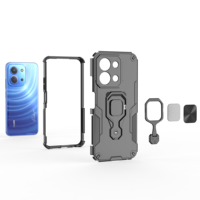 Coques de téléphone universelles à anneau magnétique à bas prix, étanches en TPU, antichoc, design de luxe pour Redmi Street