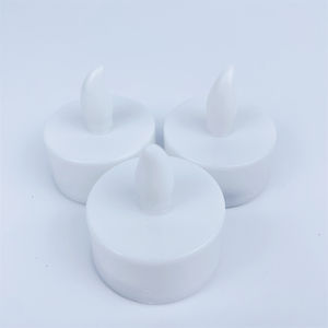 Bougies <span class=keywords><strong>LED</strong></span> sans <span class=keywords><strong>flamme</strong></span>, petites, blanches et colorées, à piles, avec <span class=keywords><strong>flamme</strong></span> <span class=keywords><strong>vacillante</strong></span> jaune pour la décoration de la maison - Product Image 2