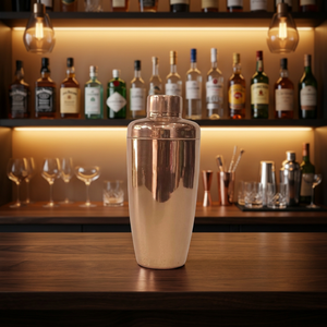 <b>Copper</b> Cocktail Shaker Modern Design Portable <b>Home</b> Bar <b>Accessory</b> With Lid - Product Image 1