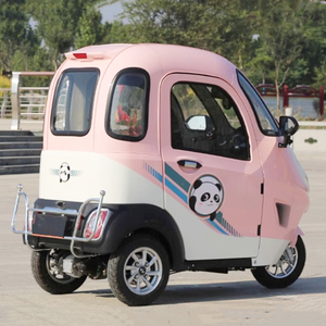 Factory ZKF42 Triciclos eléctricos completamente cerrados Tres ruedas E Scooter <span class=keywords><strong>Chopper</strong></span> Side Car <span class=keywords><strong>Triciclo</strong></span> eléctrico Dos personas - Product Image 4