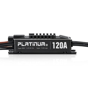Contrôleur de vitesse électrique <span class=keywords><strong>Hobbywing</strong></span> Platinum 120A V4 en métal, sortie BEC 3-6S, emballage en boîte, vente en gros, livraison directe - Product Image 5