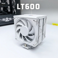 Refroidisseur de processeur Tower en cuivre, double ventilateur, 6 caloducs, haute efficacité, pour boîtier d'ordinateur de bureau gaming Intel