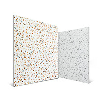 Carreaux de porcelaine antidérapants de luxe 8,8-9,0 mm 600x600 Terrazzo Céramique pour sols domestiques Blanc 600x600 Carrelage céramique Terrazzo