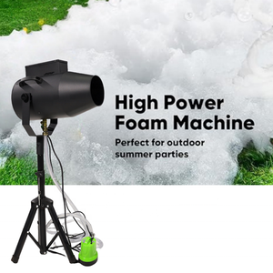 Canon à mousse portable haute puissance <span class=keywords><strong>2000W</strong></span>, machine à mousse portable avec trépied pour fête d'anniversaire d'enfants, piscine, extérieur - Product Image 1