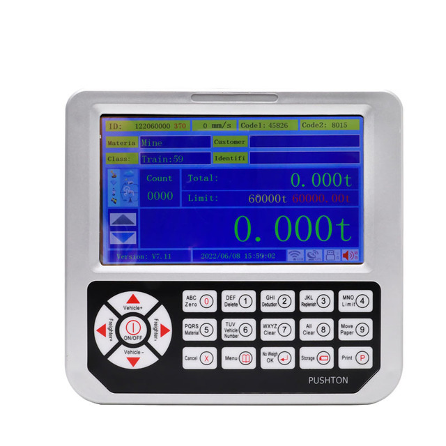 Wheel Loader Electronic Scale Weighing System OEM ABS LCD Display High Accuracy
