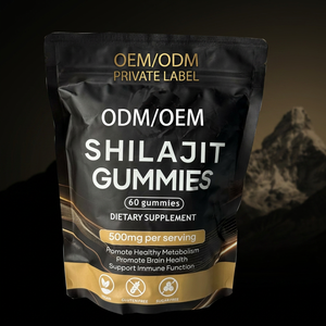 Gomitas de Shilajit de Marca Privada OEM con Complejo de Ashwagandha y Cúrcuma, Sin Azúcar, Veganas, Apoyo Diario para el Bienestar, Fábrica ODM - Product Image 2
