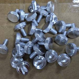 Có khía ngón tay cái vít Metric Titan Brass nhôm đen nhựa Knob vít M6 M3 phẳng đầu thép không gỉ - Product Image 2