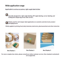 Machine d'étiquetage semi-automatique à 90 degrés pour cartons, étiqueteuse adhésive pour boîtes en papier, scellage à angle droit, utilisation facile