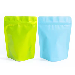 Bolsas de Embalaje de Papel de Aluminio Multicolor con Cierre Superior, Autoportantes, Reciclables, Impresas con Serigrafía, para Alimentos para Mascotas, Granos de Café, en Pequeños Lotes - Product Image 4