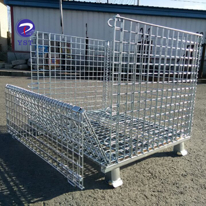 Lồng Pallet Lưới Thép Kim Loại Có Thể Xếp Chồng Xếp Chồng Xếp Chồng Xếp Gọn Đựng Đồ Nhà Kho Tùy Chỉnh - Product Image 3