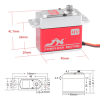Neuer JX PDI-HV7246MG 46KG 6-8,4V Hochspannungs-Metallgetriebe Digitaler Kernloser Standard-Hochdruck-Servo RC Drift Car 550-700