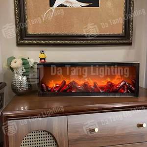 Lumière décorative LED pour cheminée, pour la maison, le salon et les décorations intérieures festives, avec effet de flamme réaliste - Product Image 5