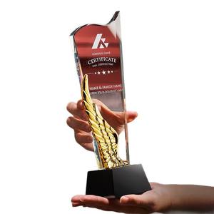 बिक्री चैंपियन प्रत्यक्ष कारखाने बिक्री कॉर्पोरेट कंपनी के लिए रचनात्मक पांच-नुकीला स्टार राल ट्रॉफी लकड़ी का आधार प्रशंसा पुरस्कार - Product Image 6