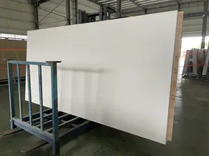 벽 패널 용 고품질 무광택 순수 흰색 소결 석판