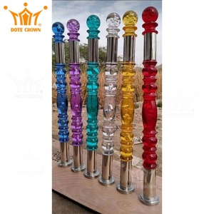 Designs d'escaliers de luxe, piliers transparents en plastique, balustrade en cristal, main courante en acrylique, garde-corps d'<span class=keywords><strong>escalier</strong></span> - Product Image 5