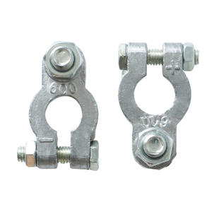 HJYAJZT 양극 음극 배터리 커넥터 황동 스크류 리드 합금 구리 단자 아연 합금 단자 리드 배터리 단자 - Product Image 2