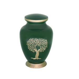 Urnes funéraires en métal de couleur bleu maron, en aluminium, avec motif d'oiseau colibri, style américain, fermeture éclair, pour animaux de compagnie, vente fraîche - Product Image 3