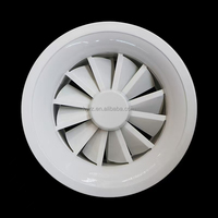 Diffuseur électrique circulaire sensible pour systèmes CVC, diffuseur d'air électrique circulaire couramment utilisé dans les plafonds.