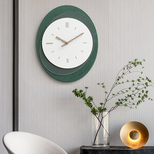 Nordic Style Luxury <b>Wall</b> <b>Clock</b> Round Quartz <b>Silent</b> Battery Powered For Living Room Home Decoration - Product Image 1