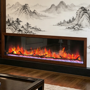 Insert de cheminée à vapeur d'eau 3D, flamme artificielle décorative, sans chaleur, sûr pour l'intérieur et l'extérieur, salon, meuble TV, hôtel - Product Image 6