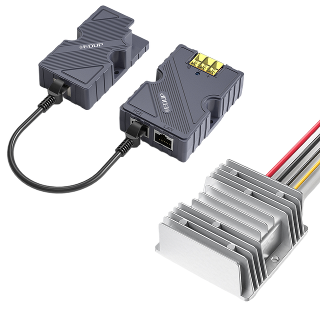 ZYSY 150W Starlink Gigabit PoE Injector DC Step up Converter 12V 48V for StarLink Dish V2 Internet Kit Router PC Outdoor RV