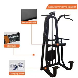 असिस्ट डिप चिन जिम उपकरण असिस्टेड पुल अप मशीन असिस्टेड चिन डिप मशीन - Product Image 4