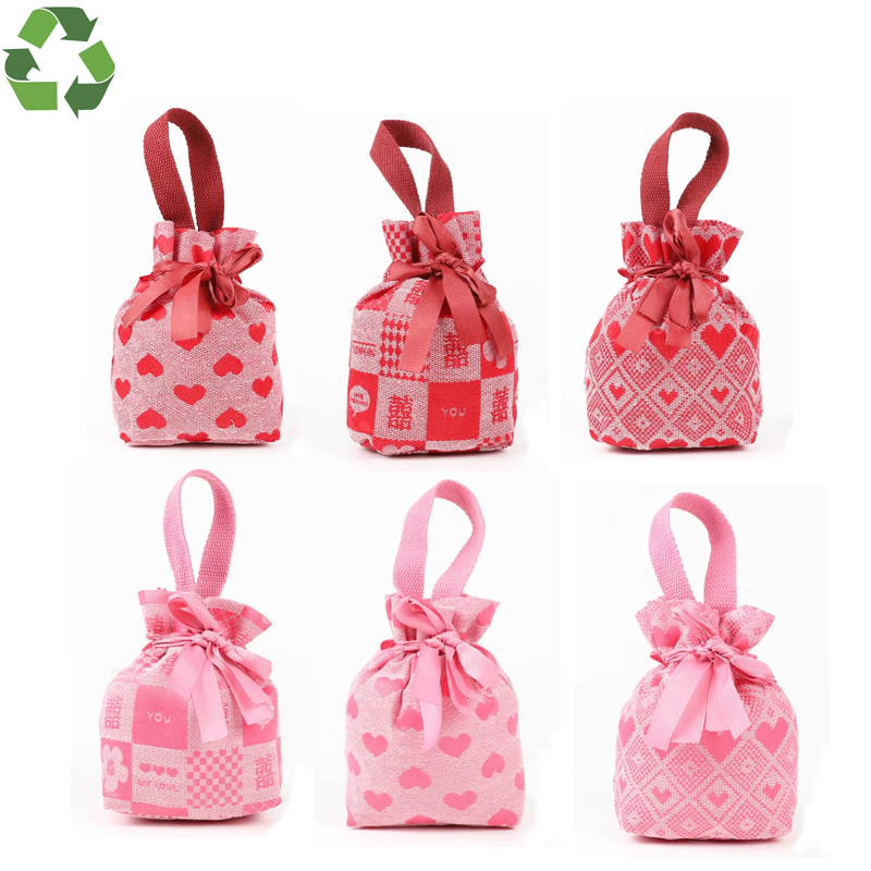 Custom Jacquard Cotton Bags with Handle