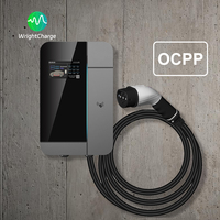 Cargador de Pared para Vehículos Eléctricos de 11 kW, Nivel 2 AC, para Hoteles y Resorts, con WiFi, RFID, OCPP, DLB, Tipo 1/Tipo 2/GBT/NACS 	   Uso de Carga