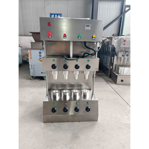 Machine à faire des cônes à pizza à prix abordable, machine à snacks, machine à cônes coniques pour la fabrication de pizzas - Product Image 5