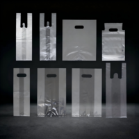 Sacs en plastique transparents jetables personnalisés pour café, lait, thé, emballage à emporter