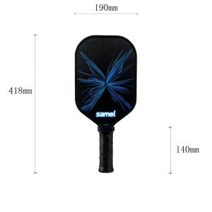 مضرب تنس من ألياف الكربون T700 مع تصميم فراشة هولوغرافي - Product Image 4