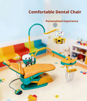 Unité de traitement dentaire pédiatrique haut de gamme, fauteuil dentaire complet pour enfants avec poste de travail