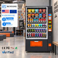 Distributeurs automatiques RUNYANG pour snacks, sodas, distributeur automatique réfrigéré à monnayeur pour aliments et boissons