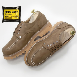 Punto scarpe uomo stile Basic Walking mocassini da uomo con Set di tessuto per la pulizia delle scarpe - Product Image 1