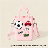 Grensoverschrijdende, populaire cartoon fruit EVA tas met bloemenaccessoires, 3D kralenkettinghanger, octopus, krab, zeester, strand