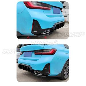 Kit de carrocería con alerón divisor de labio para parachoques trasero de coche para BMW Serie 3 G20 G28 2023+ Protector de parachoques y embellecedor de esquina Accesorios para coche - Product Image 6