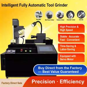 Affûteuse automatique de fraises CNC 2/3/4 flûtes pour forets en carbure et fraises à bout rond avec meule 3-20 - Product Image 3