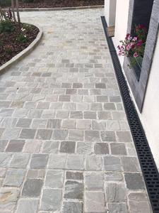 Best Quality Sandstone Tile Pavers <b>Machine</b>-<b>Cut</b> Rustic Design for Outdoor Patio Driveway Landscaping from India - Product Image 4