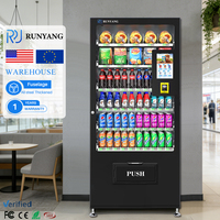 Distributeur automatique RUNYANG personnalisé de snacks et de boissons gazeuses pour la vente de snacks, de nourriture et de boissons