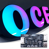 Controlador RGB Lededit CM-XS-485 para Tiras LED WS2812B/2811, 512 Píxeles de Carga Máxima, Programable por Software Serial, a Todo Color, 2 Años de Garantía