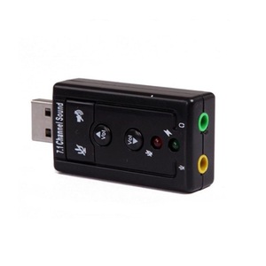 Tarjeta de sonido USB externa de 7.1 canales con control de volumen para computadora portátil y de escritorio - Product Image 2