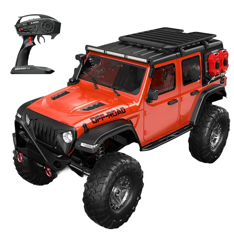 Hb Speelgoed R1011 R1014 1:10 4wd Wilderness Rc Crawler Auto 4X4 Rtr Met Verlichting Vergrendeling Diffs Ipx4 2S Li-Ion Batterij En Snel Opladen