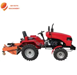 Hot-sale high quality chinese small 18HP mini crawler tractor Rotary tiller and dozer for farm and garden