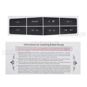 1x Autocollant de réparation pour bouton de commande du volant de voiture, autocollants pour Ford Mustang 2010 2011 2012, autocollants pour voiture - Product Image 6