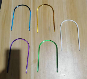 Traliccio Moderno Personalizzato a Forma di U in Acrilico per Piante Rampicanti, <span class=keywords><strong>Supporto</strong></span> per Piante Trasparente da 12 Pollici Multicolore - Product Image 1
